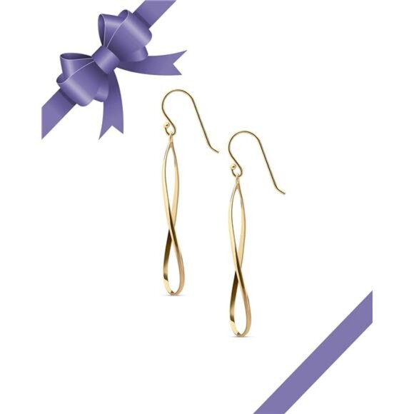 MILLA Teardrop Earrings - Designer Silver Statement Earrings - Picture 5 of 7